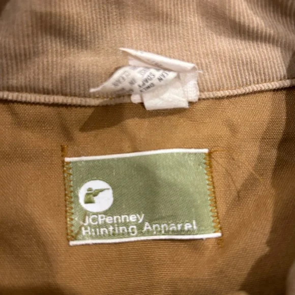Vintage 70s JC Penney Hunting Apparel Canvas Jacket Chore Coat - Picture 5 of 8